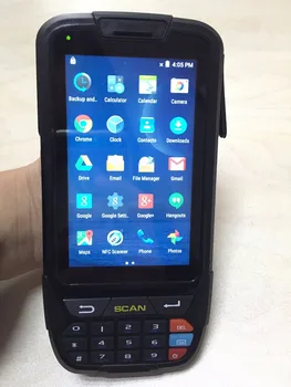 Wifi/Bluetooth/NFC Okuyucu ile taşınabilir Android 1D/2D Barkod Okuyucu El Android PDA Kablosuz Veri Toplayıcı Terminali