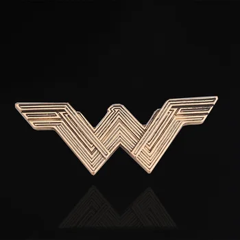 Film Harika Kadın Prenses Diana Prens Taç Logo Cosplay Metal Parmak Yüzük Kolye Bilezik Rozet Wonder Woman