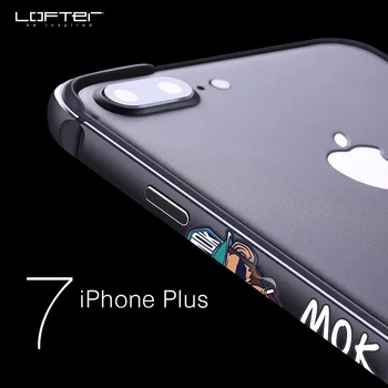 Ultra İnce Metal Bumper iPhone 7 Plus Street Tarzı Alüminyum Çerçeve Darbeye dayanıklı Telefon Durumda Kapağı Bu Capinha Koruyucu