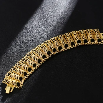 Kadın Altın Rengi Geniş Bilezik Orta Doğu Bileklik Mücevher Dubai/Hindistan/Mısır/Türkiye/Irak/İran/Suriye/Afrika Arap Bilezik
