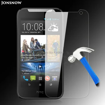HTC için Jonsnow Temperlenmiş Cam Filmi, 310 Açık Yüksek Kaliteli Patlamaya dayanıklı LCD Ekran Koruyucu pelicula de vidro Arzu