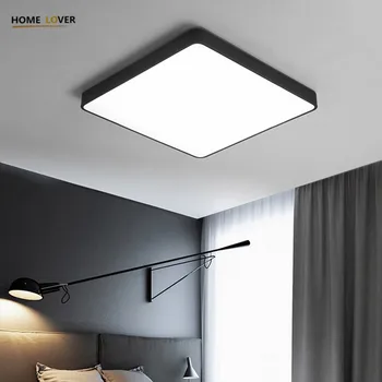 HomeLover Modern luminaria ultra led Oturma Odası Yatak Odası Mutfak için ince hall luminaria tavan lambası led tavan ışıkları
