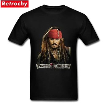 Sipariş Erkek Tişört Büyük beden T Shirt Jack sparrow Özel Kısa Kollu Erkek arkadaşı Birkaç Yaratıcı t-Shirt Gömlek