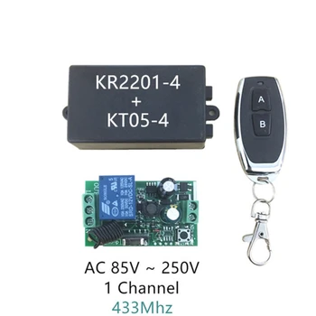 ANENG AC 220V 1 KANAL RF 433MHz Kablosuz Uzaktan Kumanda Modülü Öğrenme Kodu Röle Anahtarı