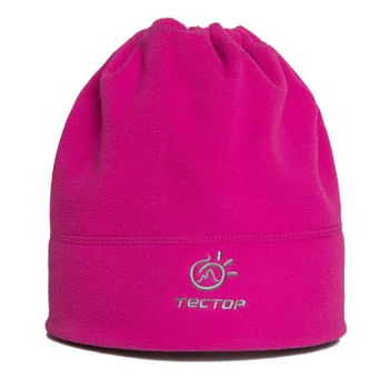 İNDJXND Kış çok İşlevli Unisex Marka Skullies Kasketleri Kadın Sıcak Polar Nakış Saf Renk Erkek Spor Şapka Cap Cap M045