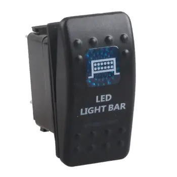 Rocker Geçiş Carling EE desteği Daha Yeni su Geçirmez Bar XY01 Mavi LED Bar Işık Evrensel Araba Aksesuarları Oto Satış Geçin