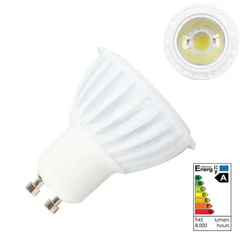 240 Spot ışık ampuller 220V 700LM tüp ışık 10w COB spot lambalar 220v sıcak beyaz/Oturma Odası/Yatak odası için soğuk Beyaz led