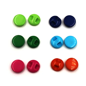 50pcs karışık renkler 12.5 mm Yuvarlak Reçine düğmeler Şeker Renkli Çocuk Elbise&Gömlek el işi Dikiş Gökkuşağı düğmesi giysi aksesuarları