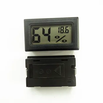 Dijital Termometre Higrometre Nem ölçer Sıcaklık ve Nem Ölçer Buzdolabı -50-70C %10 RH~%99 RH