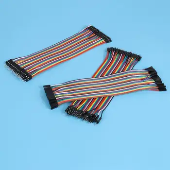 Raspberry Pi Arduino için Kadın/Erkek Ayrılabilir Kablo Dupont jumper 2,54 mm DİY kit için bir 40pin Kablo Dupont Jumper Erkek/Kadın