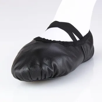 Balerin Terlik Kadınlar İçin yumuşak Dans Bale Ayakkabıları Rahat Nefes Spor Konu: deri Uygulama 4027 Ayakkabı