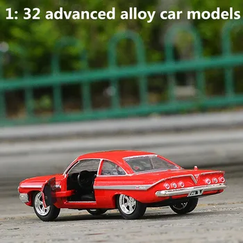 1: 32 gelişmiş alaşım araba modelleri,yüksek simülasyon 1961 Chevrolet IMPALA araç modeli,metal diecasts,oyuncak araçlar,ücretsiz kargo