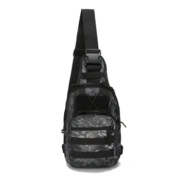 Küçük göğüs çantası dağ açık omuz çantaları ordu kamuflaj taktik spor sürme tırmanma açık taşınabilir çanta