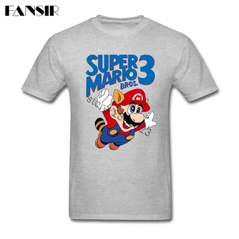 Harajuku Süper Mario T Shirt Erkek Özel Pamuk Kısa Kollu Erkek T Shirt Camisa Masculina 3XL