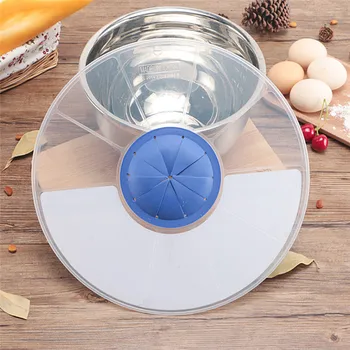 Yaratıcı Yumurta Kase Kaçıran Ekran Kapağı Plastik PP su geçirmez, Anti-sıçrama Pişirme Bekçi Kase Kapak Mutfak Pişirme Araçları
