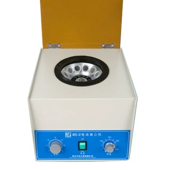 Plazma 80-2 Elektrik Laboratuvar Santrifüj Tıbbi ayrılık zamanlama işlevi Ayırma balonu Laboratuvar Santrifüj ayarlanabilir