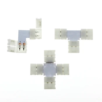 LED Şerit Bağlayıcı set içindekiler: * 10mm L Şekli / T Şekil / X Şeklinde Ücretsiz Kaynak Konnektör 5 adet/lot.