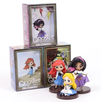 Q Posket Karakter Oyuncak Bebekler seç:/Ariel Alice Esmeralda PVC Figürleri seti Prenses