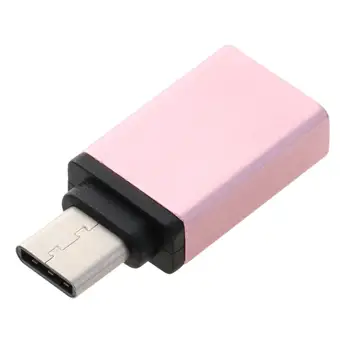 Tip USB 3.0 Dişi-C Erkek Dönüştürücü Adaptör için bir Tür Mini Metal kasa USB C Data Sync Adaptörü kapıların dışına Konnektör
