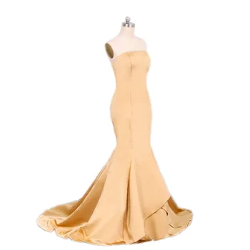 ANTİ Zarif Denizkızı Gece Elbisesi Vestido De Bulunan Kolsuz Askısız vestidos Uzun Ucuz Abiye Parti Elbise 2018