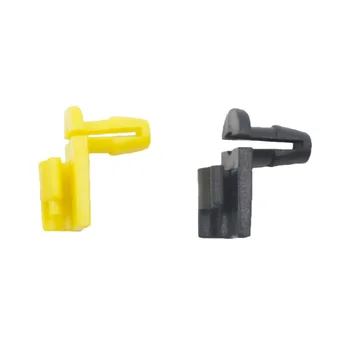 KELİMİ Naylon klibi siyah sarı çıtçıtlı kalıp bağlantı elemanları araba araç kapı kilidi çubuk tutucu ücretsiz kargo toka klipleri