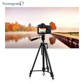 SLR DSLR Dijital fotoğraf Makinesi kendi Kendine TRUMAGİNE 1 adet Profesyonel Taşınabilir Seyahat Alüminyum Kamera Tripod&Pan Head-Timer