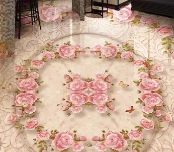 Oturma odası için Çin 3d zemin Mermer kabartma dantel çiçek pvc duvar kağıdı kendinden yapışkanlı duvar kağıdı 3d kat boya