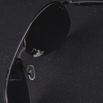 Erkek Sürücü Ayna Marka Pilot Gözlüğü Moda Polaroid Lens Bahar Menteşe Metal Güneş Gözlüğü 143 Mavi Güneş Gözlüğü Polarize