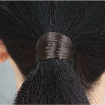 2017 Saç Aksesuarları At Kuyruğu Sahipleri İçin Elastik Sentetik Örme Örgü Örgülü Saç Bantları Hairband Dropshipping2017 Kadın