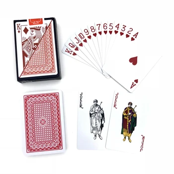 2Set/Lot Desen Bakara Texas*3.46 inç uluslararası Poker Kartları <url> İtalyanca Oyununu qenueson su Geçirmez Hold'em Plastik Oyun Kartları Tutun