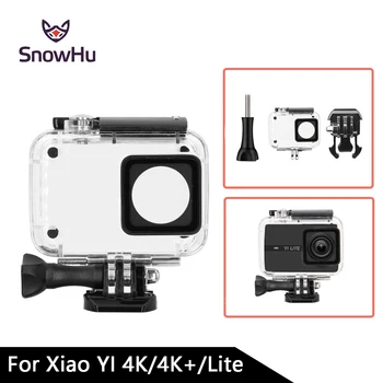 Xiaoyi Yİ Spor Kamera II için SnowHu Dalış 45m su Geçirmez çanta 2 Durumda Xiaomi Yİ 4K Aksiyon Kamerası 2 Koruyucu Konut GP300