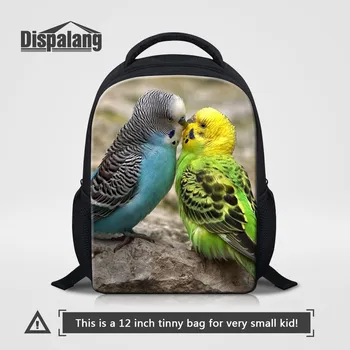 Kızlar İçin Dispalang Renkli Kuş Papağan Pet Okul Çantası Çocukların Günlük Omuz Çantaları Çocuklar Anaokulu Çocuklar Sırt Çantası Rugtas