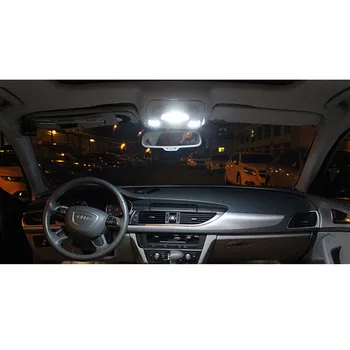 13 adet Canbus 12 V 2002 Audi A4 S4 B6 B7 Avant için ampul ışık İç ışıklar Araba 2008 Araba Şekillendirme Aksesuarları led