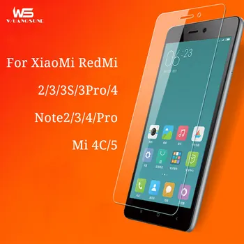 Xiaomi redmi 3 3s 4 pro Patlama için xiaomi için kanıt Temperlenmiş Cam Filmi Redmi NOT 2 4X 5A a1 4C 5 telefon Ekran Koruyucu Film