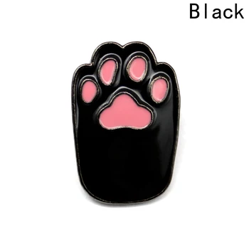 Hayvan Pençe Baskı Emaye Broş & İğne Kedi Köpek Pençe Takı Hayvan Sever Düğme Simgesi Rozeti Sırt Çantası Dekorasyon