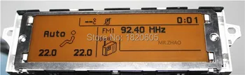 Peugeot 307 407 408 citroen C4 C5 ekran için sarı Ekran Desteği USB Çift bölgeli Klima Bluetooth monitör 12 pin