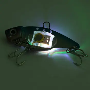 Yanıp sönen 2 Renk Işık Deepwater Balıkçılık Balıkçılık Lure Bait Balık Crankbait LED Lamba