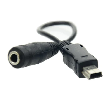 2017 Yeni Varış Mini USB Cep Telefonu için 3.5 mm Jack Kablo Kablosu Adaptör Kulaklık Kulaklık Jack Fiş pro Kamera git
