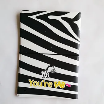 14*9.6 2017 Karikatür Zebra çizgili Seyahat Pasaport Kapağı,İş KİMLİK Kartı Çanta,PVC Deri Kredi Kartı Sahibinin cm