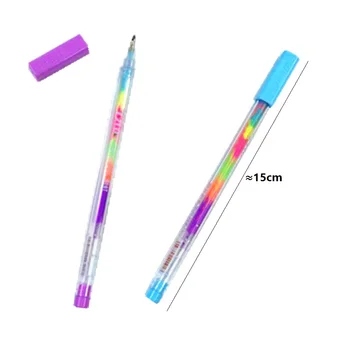 6 20pcs/lot Yeni moda Renkli Jel Kalem, Guaş kalem öğrenciler, Toptan kalem Promosyon Hediye çizim renkler