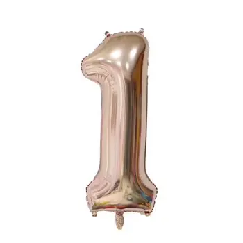0-9 40inch Sayıda Altın Folyo Balonlar Yeni yılınız kutlu olsun Gül parti dijital helyum balonu Düğün Noel Partisi Dekorasyon Globos