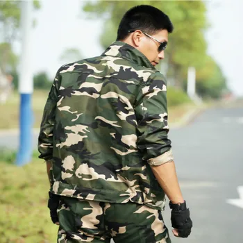 Erkekler Üniforma Özel Ceket+pantolon Takım Mücadele için Ordu Askeri Kamuflaj Avcılık açık Mes Kıyafet Taktik Giyim Çoklu