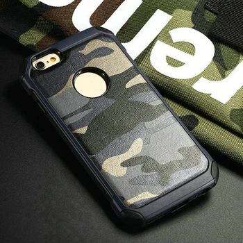 1 PC+SMS ile Ordu Kamuflaj Camo Hibrit Zırh Capa 2 orijinal Geri de iPhone 5s 5 SE Dava konusunda fundas Kapak