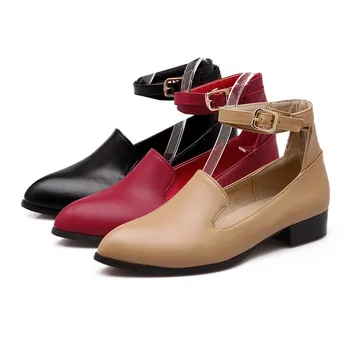 2017 Moda İlkbahar Sonbahar Gladyatör ayakkabı Kadın Artı Boyutu 34-51 Ayakkabı Kadın 1062 Femme Feminino Tarzı Chaussure Sapato