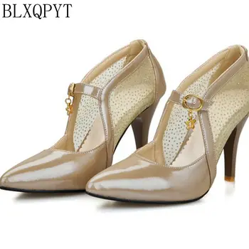 Büyük Artı Boyutu 28-52 kadın ayakkabı yüksek topuklu pompaları feminino ilkbahar yaz tarzı düğün ayakkabı chaussure femme 205 sapato