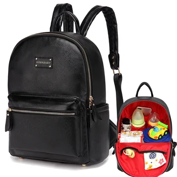 Colorland Büyük bakım Çantası Bebek Çanta Düzenleyici PU Bez Çanta Sırt çantası Kadın Çanta Sırt çantası Anne Anne Annelik bebek Bezi