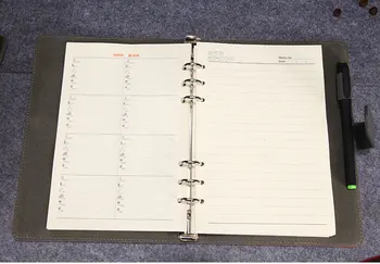 RuiZe iş ofis notebook B5 A5 spiral Not Defteri deri gevşek yaprak defter planlayıcısı bağlayıcı yaratıcı kırtasiye yüzük kapak