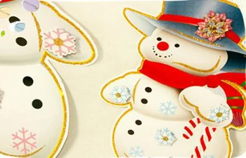 Ev için Noel kardan adam çıkartmaları Küçük ve Büyük boy kardan adam sticker duvar pencere Noel Dekorasyon Ev Partisi festival malzemeleri