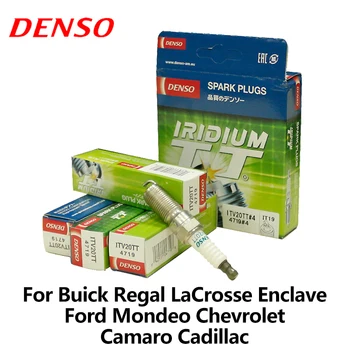 4pieces/DENSO Otomobil Buick Regal LaCrosse Yerleşim Fiesta Focus Ecosport Mondeo Chevrolet Camaro İTV20TT İçin İridyum Buji seti