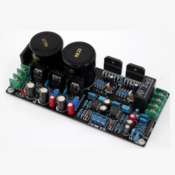 (Ses ile) LM3886 ÖNEMLİ Artı OPA2604 ses amplifikatör kurulu, UPC1237 hoparlör koruma devresi